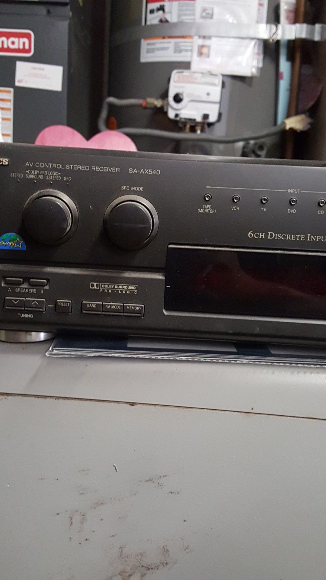 Audio stereo receiver technics