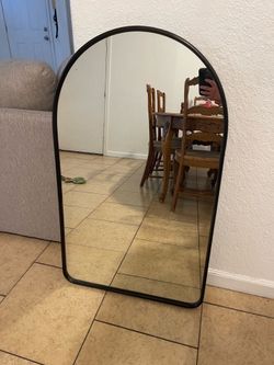Rejuvenation metal Arch mirror