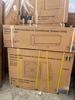 18000 BTU Split-Type Wall-Mounted Air Conditioner Set