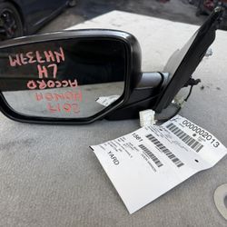 2017 Honda Accord Door Mirror Driver LH Gray 3 wires w/ turn signial stock#1(contact info removed) to 2017