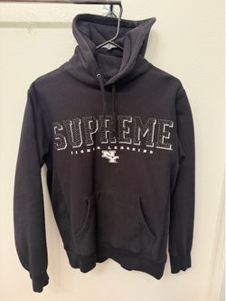 Supreme Hoodie NY Higher Learning Rhinestone