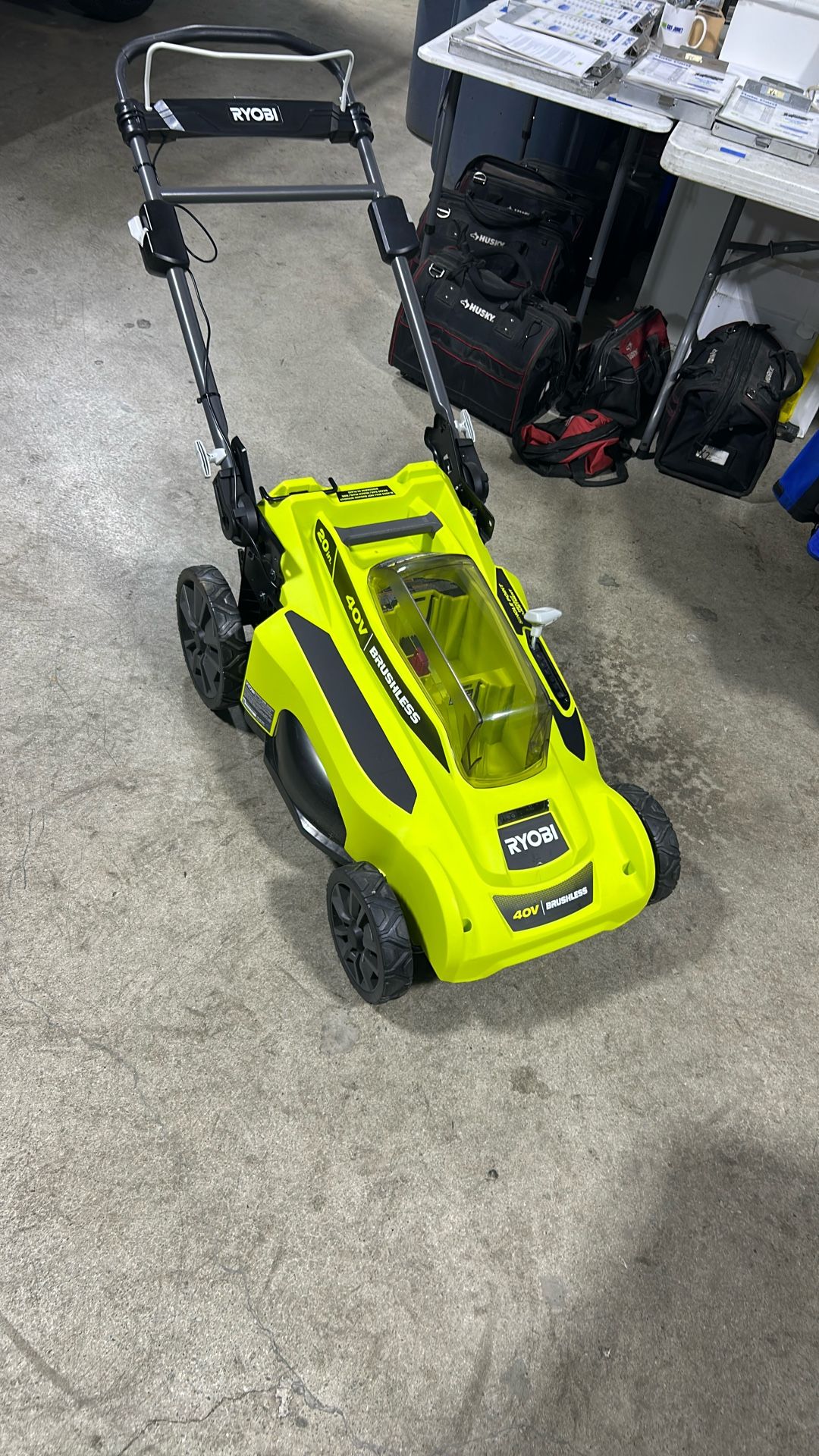 Ryobi 40V 20 In Brushless Lawn Mower 