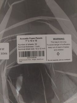 Acoustic Foam Panels