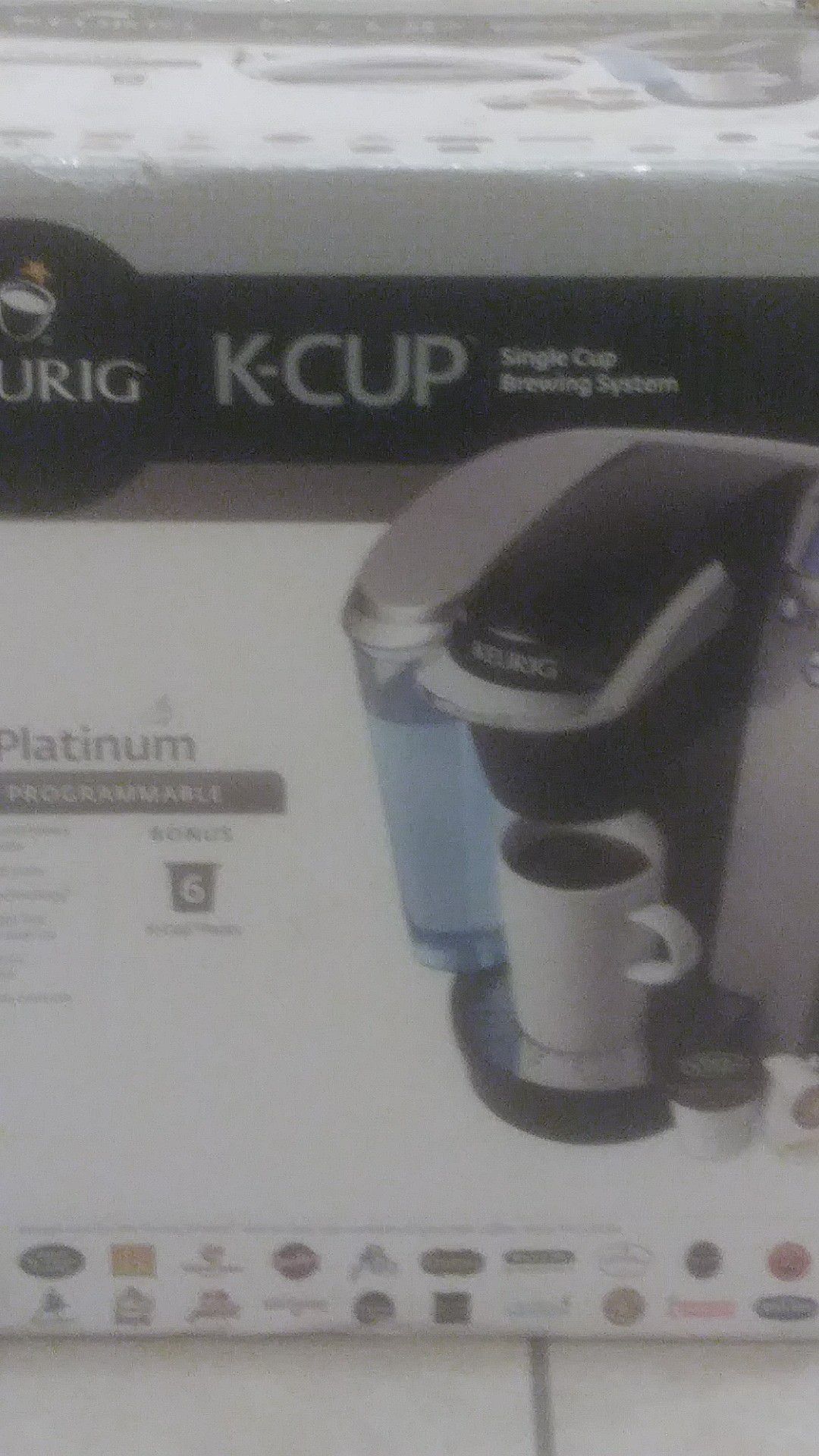Keurig K-Cup single cup Brewing System k70 Platinum fully programmable
