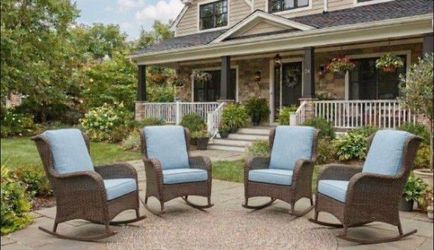 Patio Rocking Chairs Patio Furniture Outdoor Chairs Outdoor Rocking Chairs Sillas Mesadoras 🚎🆕🚛