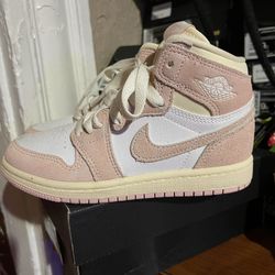 Jordan 1 Washed Pink Preschool Shoes 12c