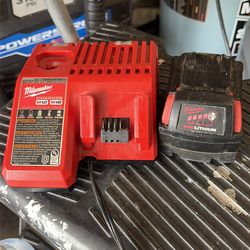 Milwaukee 4.0 battery & charger