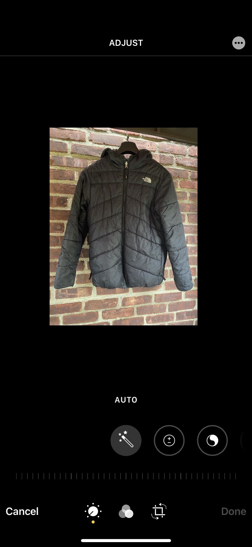 The North Face Black Boys Youth Winter Coat Jacket Puffer Lined Sz  18-20