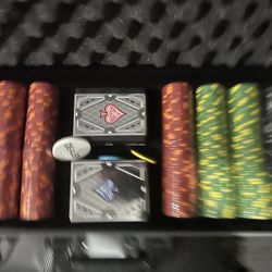 New Poker Chip Set 