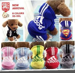 Get your dog this cool adidog outfit new