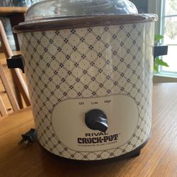 Vintage Rival 3.5 Qt. Stoneware Crockpot 3100P