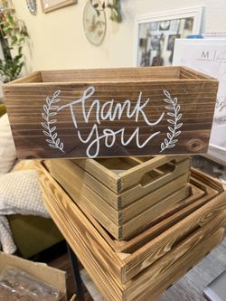 Thank you card box for weddings/special events