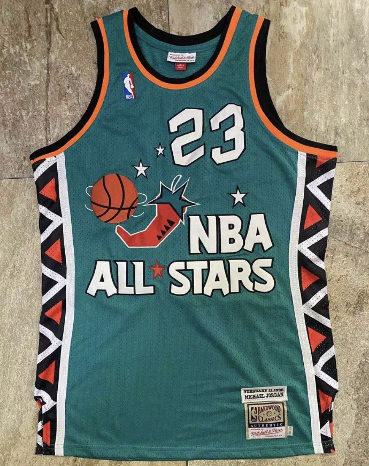 Jordan All Star Mitchell And Ness Jersey Size Small - Large