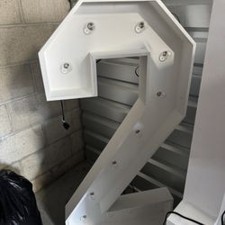 Numbers With Lights Numeros Con Luces Marquee Number Party Number