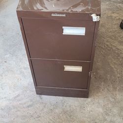 Metal 2 Drawer Filing Cabinet