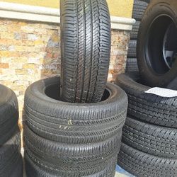 245/55/19  BRIDGESTONE  (4 GOOD USED TIRES)