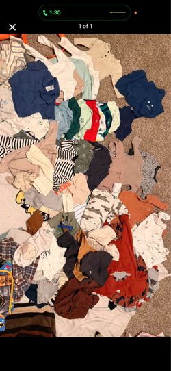 Preloved NB / 0-3m boy clothes