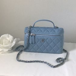 Chanel Denim Thin Vanity Bag ONLY $150!!