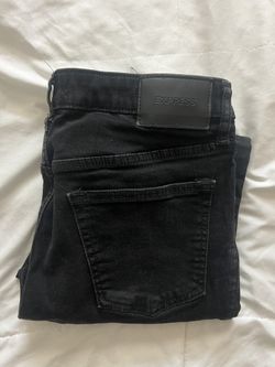 Men Black Express Jeans 32x30 