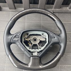 Infiniti G37 Carbon Fiber Steering Wheel 