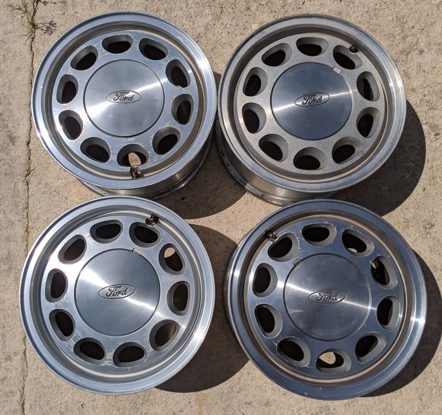 Ford Rims 15" OEM Set of 4 Original It