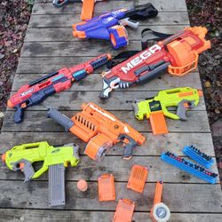 Huge Nerf blaster collection for sale. Everything in the pictures is included. 
