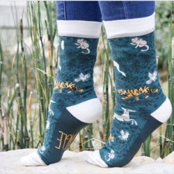 Woven Pear Jungle Fever Unisex Socks NWT