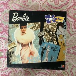 BARBIE 100 Piece Puzzle  By Mattel 