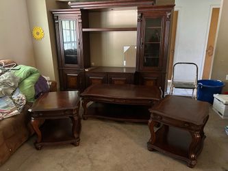 Entertainment center and tables