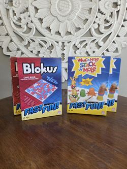 New blockus or wac-a-mole games. $5 each