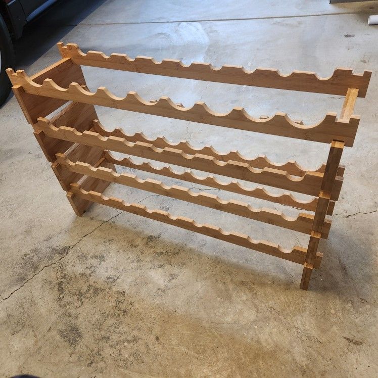 Bamboo Wine Rack