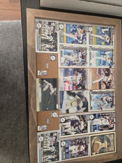 Los Angeles Dodgers Baseball Card Collage