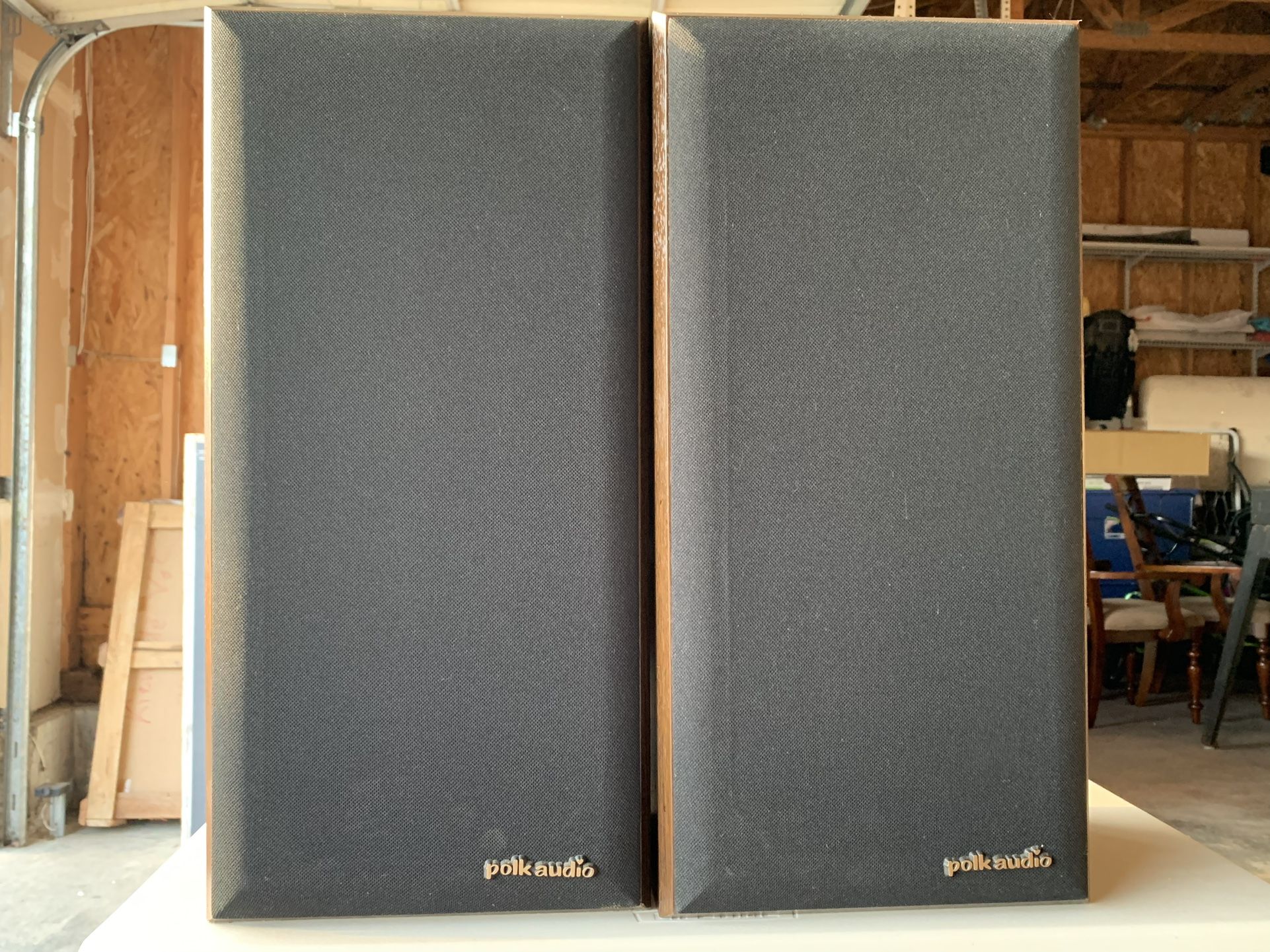 Vintage Polk Audio Monitor 5 Speakers