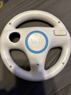 2 Official Nintendo Wii Wheel Remote Controller Authentic Original for Mario Kart