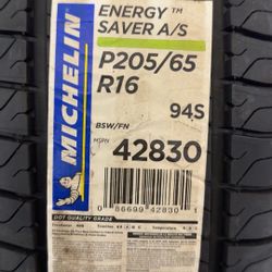 205/65/16  Michelin Tire