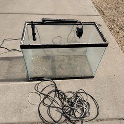20 Gallon Tall Glass Aquarium (LxWxH: 24” x 12.5” x 17”)