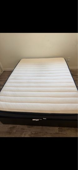Bed Frame with Storage + Mattress