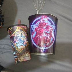 Thor Love And Thunder Popcorn Bucket And Cup