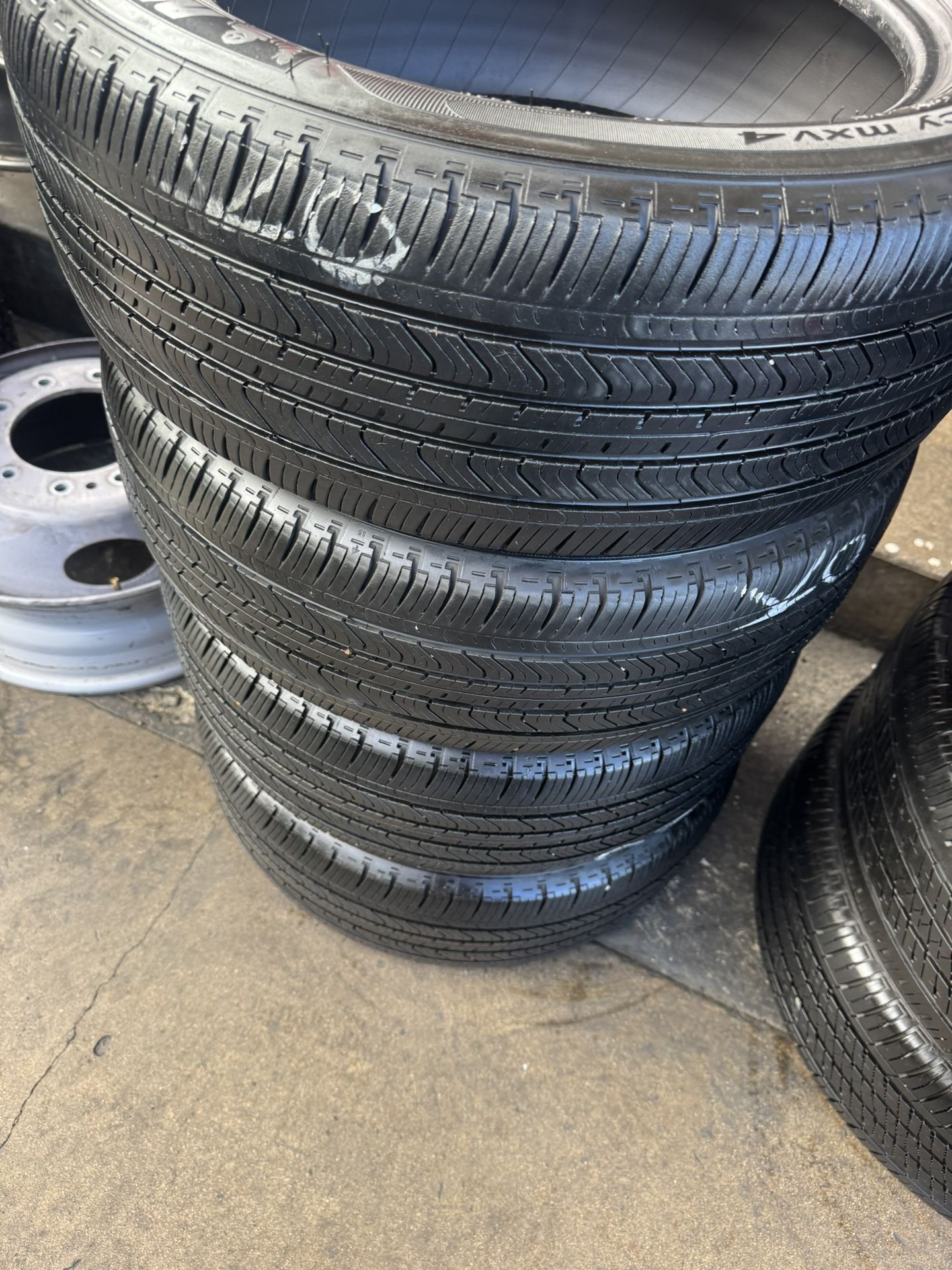 I Have 215-55-17  Michelin Good Condition $240 All Four Mounted And Balanced 