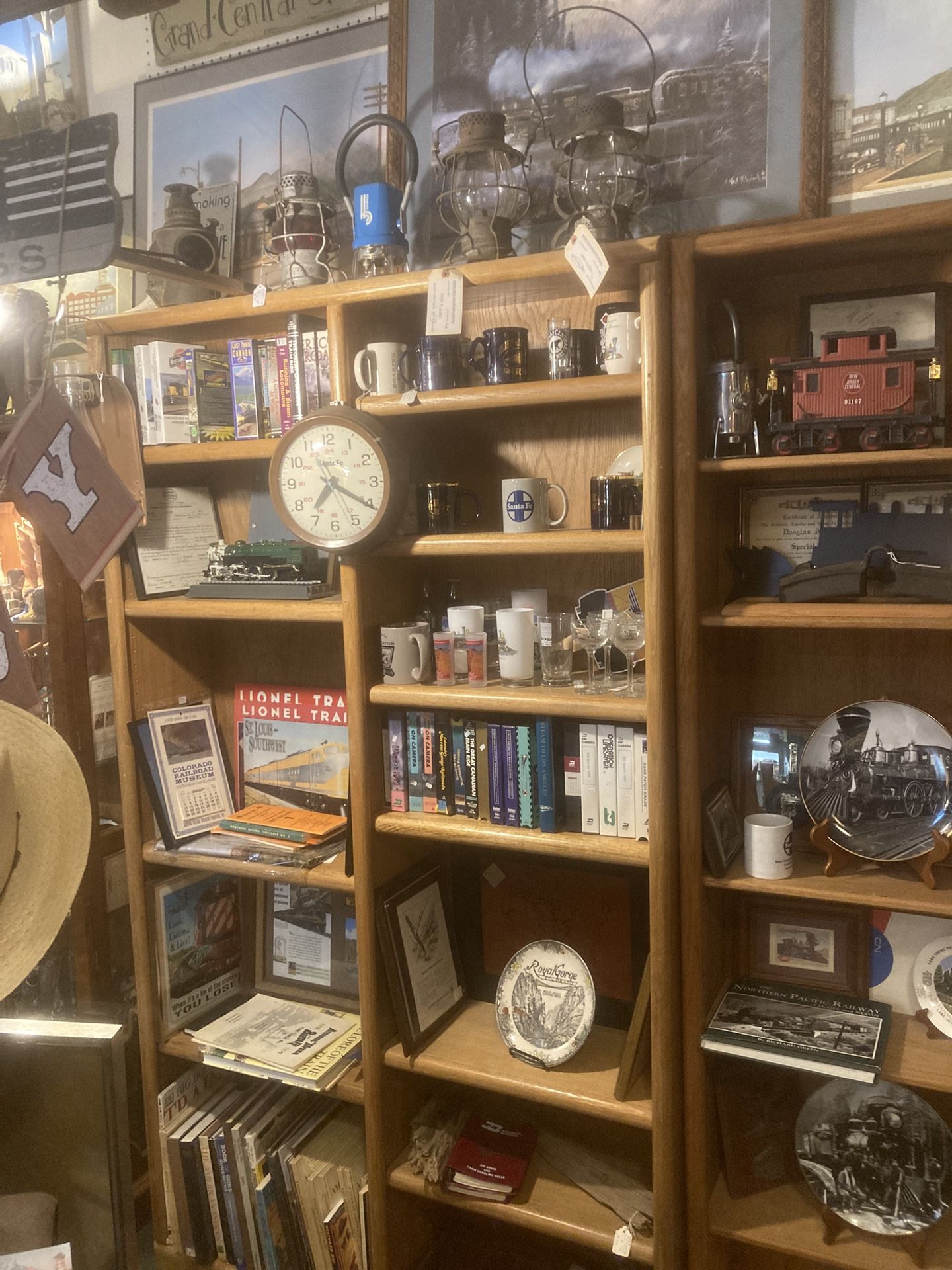 Santa Fe Railroad Ticket Office Clock