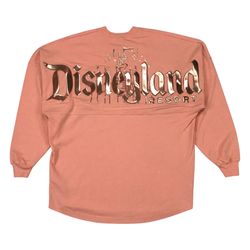 Disneyland Resort Shirt Adult Small S Pink Glitter Spirit Jersey Disney Parks