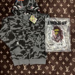Bape Black ABC Shark Zipup