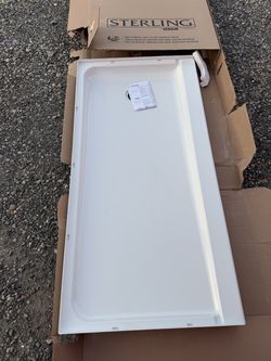 Ensemble 60 x 30 Alcove Shower Pan Base with Right Drain in White by Sterling