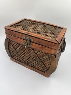 Antique Wicker box