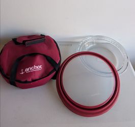 Pie Plate and travel container
