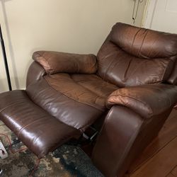 CAN DELIVER LOCALLY Leather Recliner
