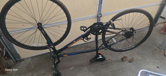 Mongoose Road Bike Black Blue Orange