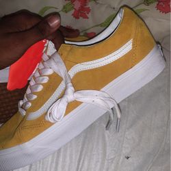 Brand New Yellow Vans 