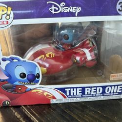 Disney Rides Lilo & Stitch The Red One #35 Box Lunch Exclusive Retired Funko Pop