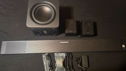 Samsung HW-QS750F 5.1ch Soundbar w/ Subwoofer Surround Speakers & Remote